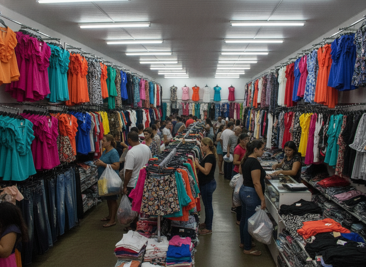 Galeria de atacado no Brás SP - roupas femininas